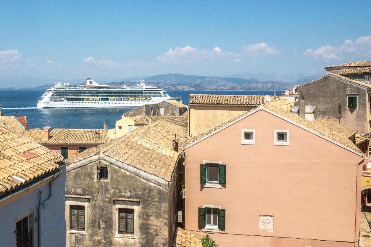The Cambielo Crown, Corfu Greece Apartment Exterior foto